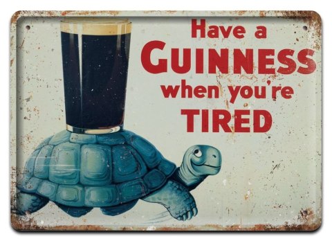PIWO GUINNESS METALOWY SZYLD PLAKAT RETRO #07346