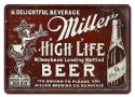 PIWO MILLER PLAKAT METALOWY SZYLD RETRO #07798