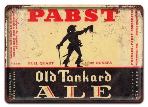 PIWO PLAKAT METALOWY SZYLD PLAKAT RETRO #05273
