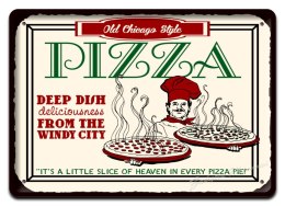 PIZZA METALOWY SZYLD PLAKAT OBRAZEK RETRO #02328