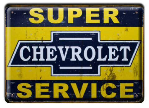 CHEVROLET METALOWY SZYLD PLAKAT VINTAGE RETRO #00665