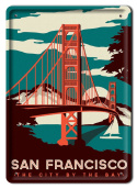 SAN FRANCISCO METALOWY SZYLD PLAKAT RETRO #07452