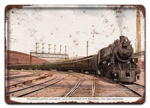 PLAKAT METALOWY SZYLD OBRAZEK VINTAGE RETRO #06110
