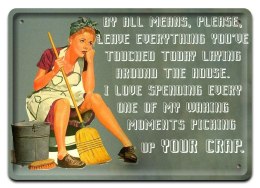 PLAKAT METALOWY SZYLD TABLICZKA VINTAGE RETRO #08464