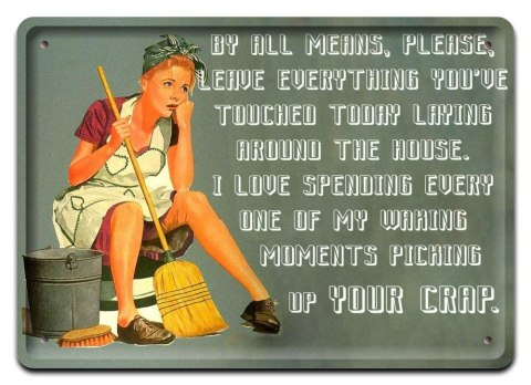 PLAKAT METALOWY SZYLD TABLICZKA VINTAGE RETRO #08464