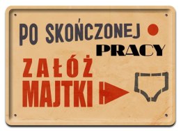 PRL METALOWY SZYLD PLAKAT VINTAGE RETRO #01066