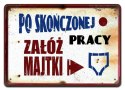 PRL METALOWY SZYLD PLAKAT VINTAGE RETRO #05846