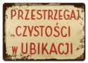 PRL PLAKAT METALOWY SZYLD OBRAZEK RETRO #12603