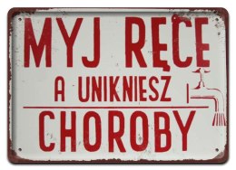 PRL PLAKAT METALOWY SZYLD OBRAZEK RETRO #12613