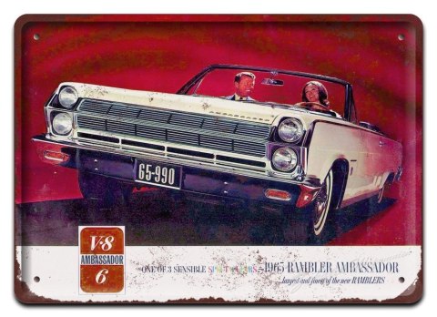 RAMBLER METALOWY SZYLD VINTAGE RETRO #05762