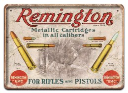 REMINGTON METALOWY SZYLD OBRAZEK VINTAGE #02113