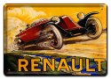 RENAULT AUTO METALOWY SZYLD OBRAZEK VINTAGE #02474