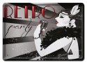 RETRO PARTY METALOWY SZYLD PLAKAT OBRAZEK #04701