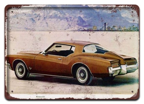 RIVIERA METALOWY SZYLD PLAKAT VINTAGE RETRO #05378