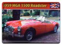ROADSTER METALOWY SZYLD PLAKAT RETRO #00839