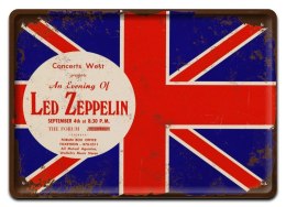 ROCK PLAKAT METALOWY SZYLD OBRAZEK RETRO #10182