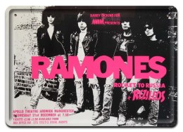 ROCK PLAKAT METALOWY SZYLD RETRO VINTAGE #12036