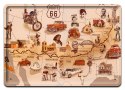 ROUTE 66 METALOWY SZYLD OBRAZEK VINTAGE #03477