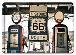 ROUTE 66 METALOWY SZYLD PLAKAT VINTAGE RETRO #03469