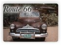 ROUTE 66 METALOWY SZYLD PLAKAT VINTAGE RETRO #04211