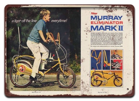 ROWER PLAKAT METALOWY SZYLD RETRO VINTAGE #11054