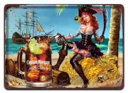 RUM PLAKAT METALOWY SZYLD VINTAGE RETRO #07239