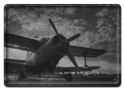 SAMOLOT PLAKAT METALOWY SZYLD RETRO VINTAGE #10543
