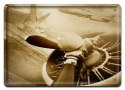 SAMOLOT PLAKAT METALOWY SZYLD RETRO VINTAGE #10787