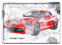 DODGE VIPER PLAKAT METALOWY SZYLD OBRAZEK #21279