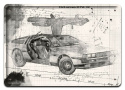 DeLorean PLAKAT METALOWY SZYLD OBRAZEK RETRO #21289