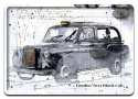 LONDON TAXI PLAKAT METALOWY SZYLD OBRAZEK #21290