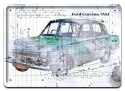 FORD PLAKAT METALOWY SZYLD OBRAZEK RETRO #21299