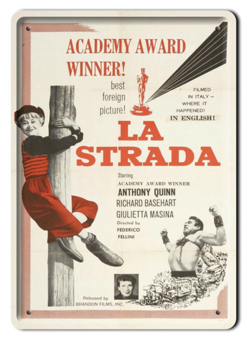 LA STRADA PLAKAT METALOWY SZYLD OBRAZEK #20485