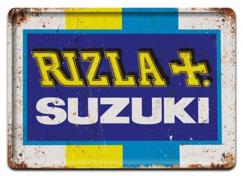 SUZUKI METALOWY SZYLD OBRAZEK VINTAGE RETRO #09671
