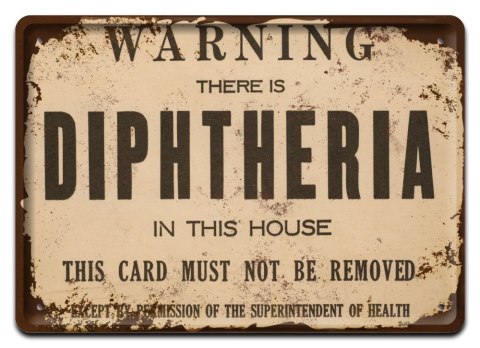 WARNING PLAKAT METALOWY SZYLD RETRO VINTAGE #10203