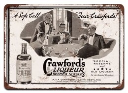 WHISKEY METALOWY SZYLD BLASZKA PLAKAT RETRO #06364