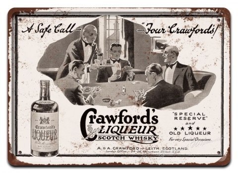 WHISKEY METALOWY SZYLD BLASZKA PLAKAT RETRO #06364