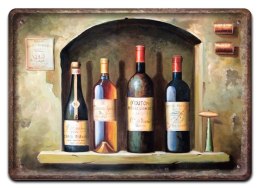 WINO PLAKAT METALOWY SZYLD VINTAGE RETRO #00956