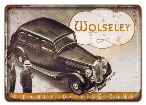 WOLSELEY METALOWY SZYLD OBRAZEK VINTAGE RETRO #05742