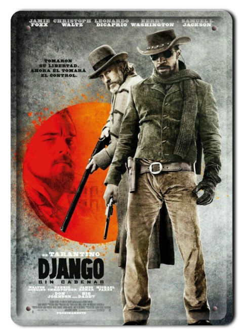 DJANGO PLAKAT METALOWY SZYLD OBRAZEK RETRO #20689