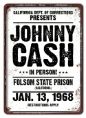 JOHNNY CASH PLAKAT METALOWY SZYLD OBRAZEK #20825