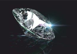 Moissanit Excellent 1ct 6,5mm VVS1 D Moissanite certyfikat GRA