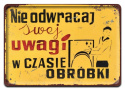 PRL PLAKAT METALOWY SZYLD OBRAZEK #12923