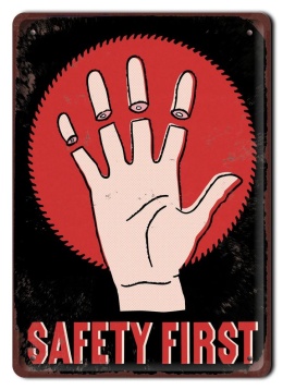 Szyld Retro Vintage BHP PLAKAT METALOWY OBRAZEK #13111