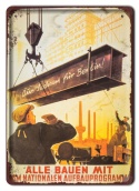 BHP PLAKAT METALOWY OBRAZEK Szyld Retro Vintage #13290