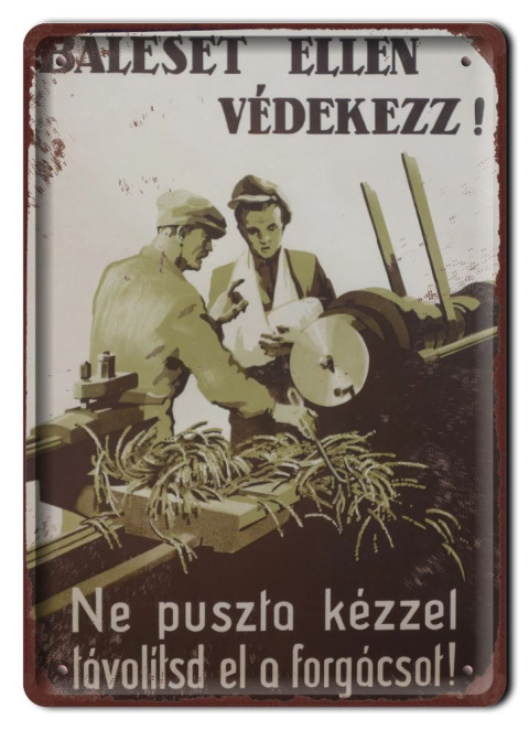 BHP PLAKAT METALOWY OBRAZEK SZYLD VINTAGE RETRO #13318