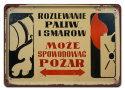 PRL PLAKAT METALOWY SZYLD OBRAZEK #12928