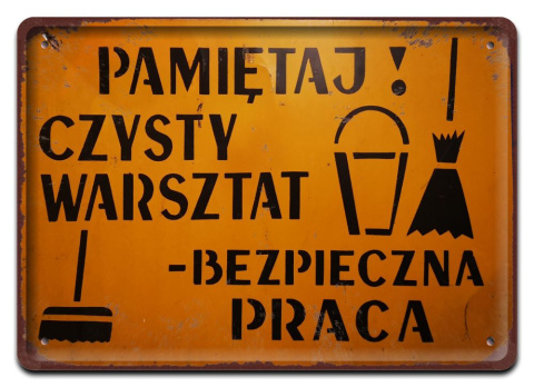 PRL PLAKAT METALOWY SZYLD OBRAZEK #12931