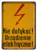 PRL PLAKAT METALOWY SZYLD OBRAZEK #12936