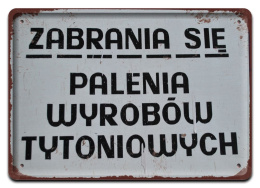 PRL PLAKAT METALOWY SZYLD OBRAZEK #12948